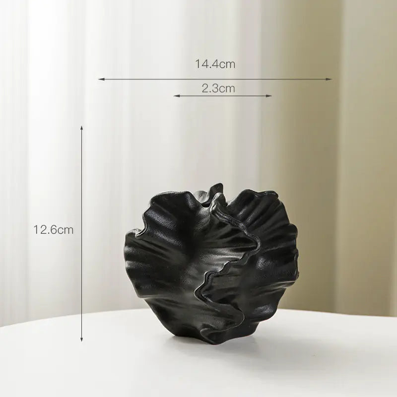White Ceramic Vase for Dried Flowers
