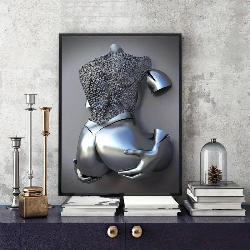 Modern Canvas Character Print Poster for Home Decor