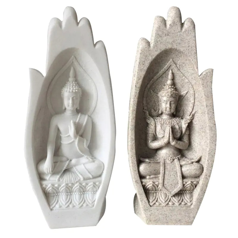 Resin Buddha Hand Sculpture
