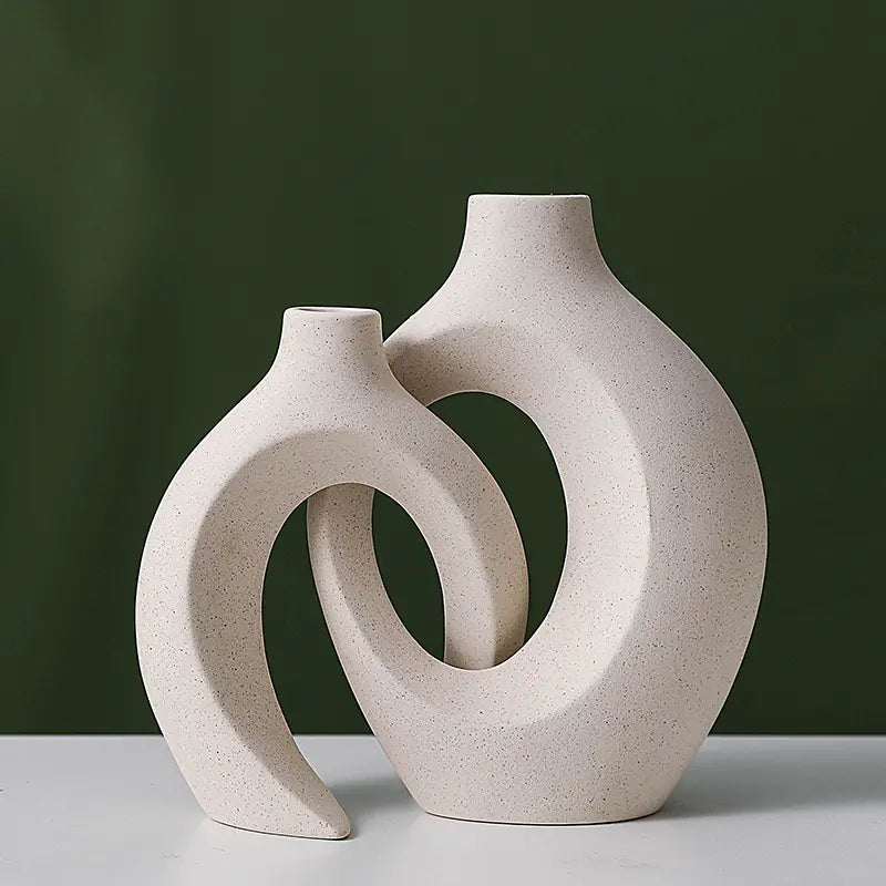 Minimalist Ceramic Vase Set