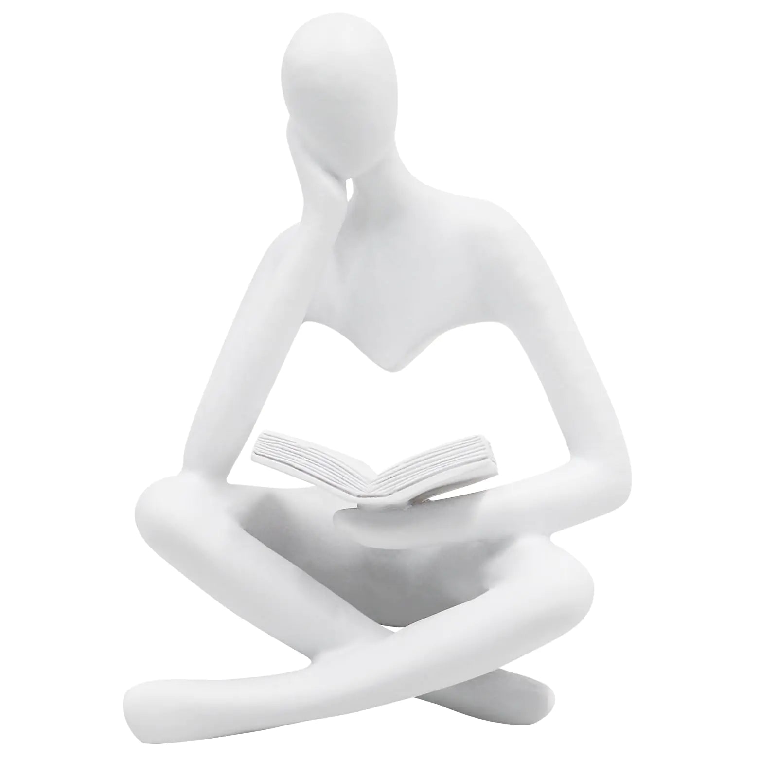 Reading Women Statue Thinker Sculptures