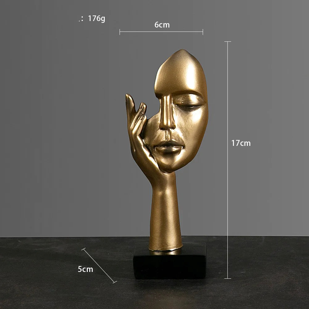 European Abstract Resin Sculpture