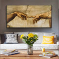 Modern Canvas Art - Adam Creation for Living Room Decor