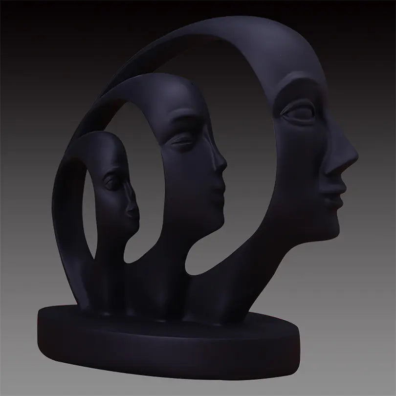 Nordic Modern Minimalist Resin Figurine Home Decor