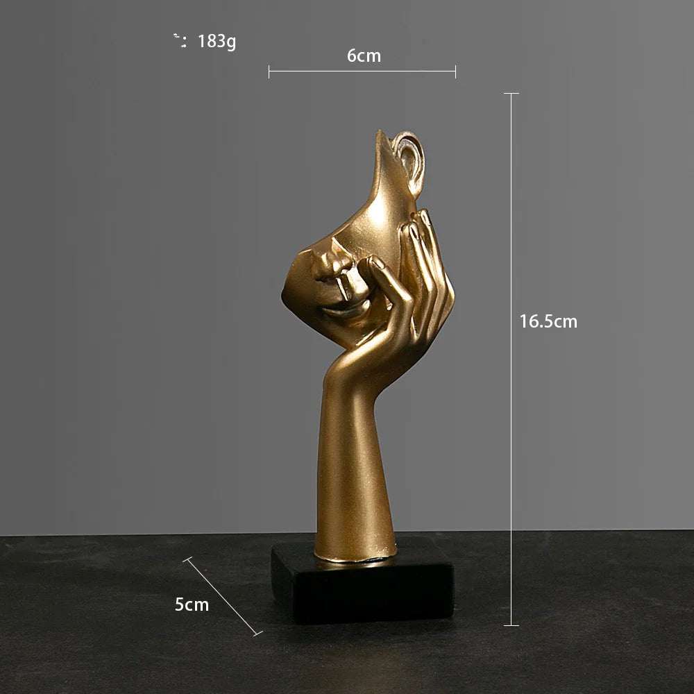 European Abstract Resin Sculpture