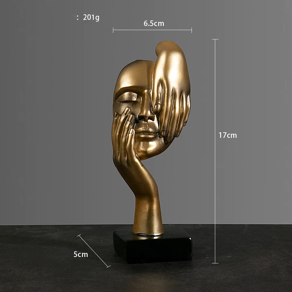 European Abstract Resin Sculpture