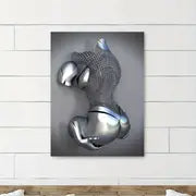 Modern Canvas Character Print Poster for Home Decor