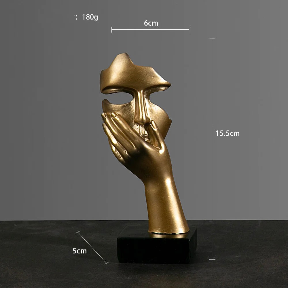 European Abstract Resin Sculpture