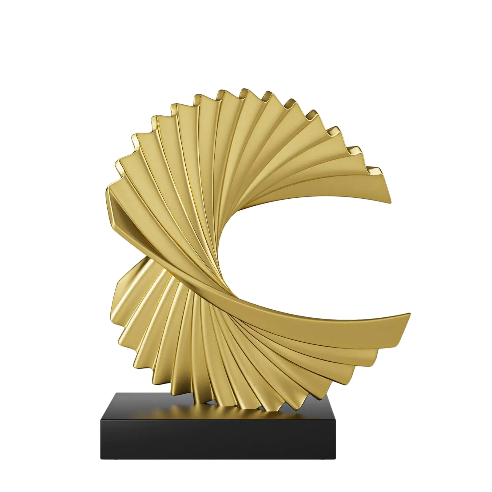 Paytonture Gold Shelf Decor Accents Ocean Wave