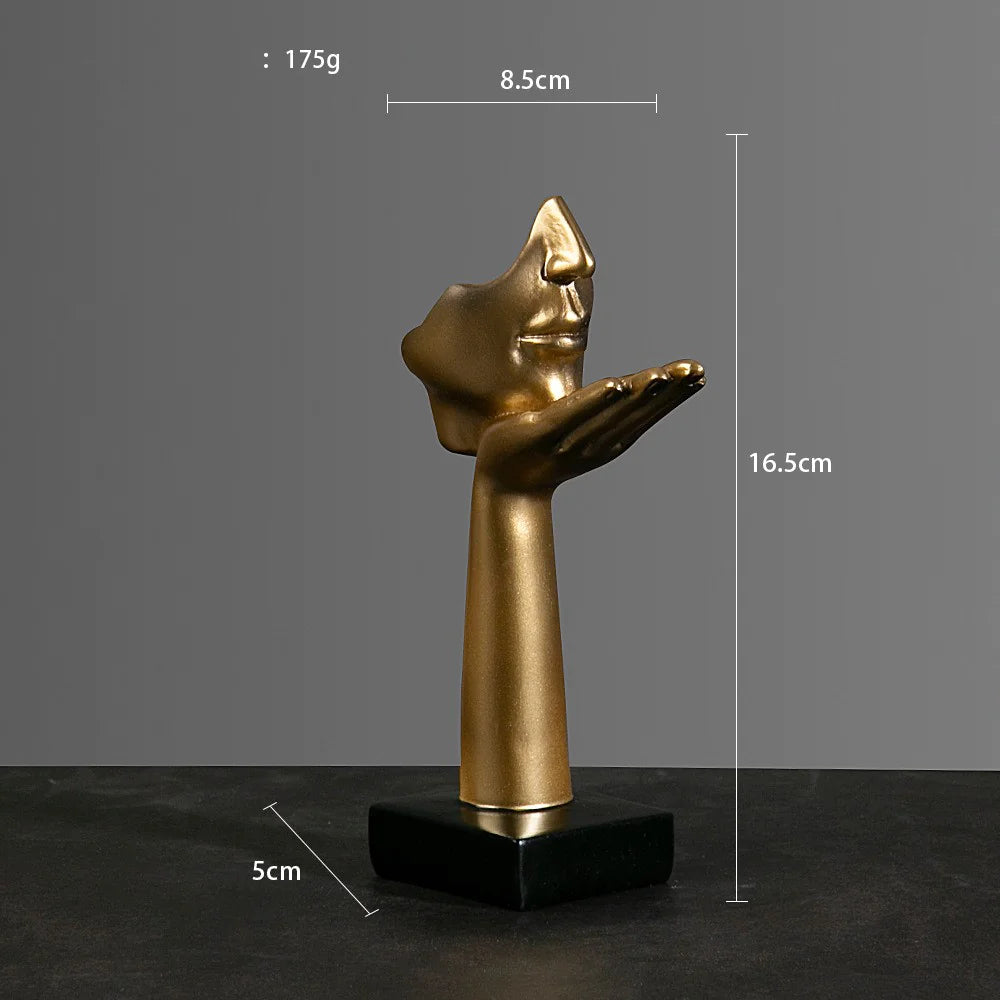 European Abstract Resin Sculpture