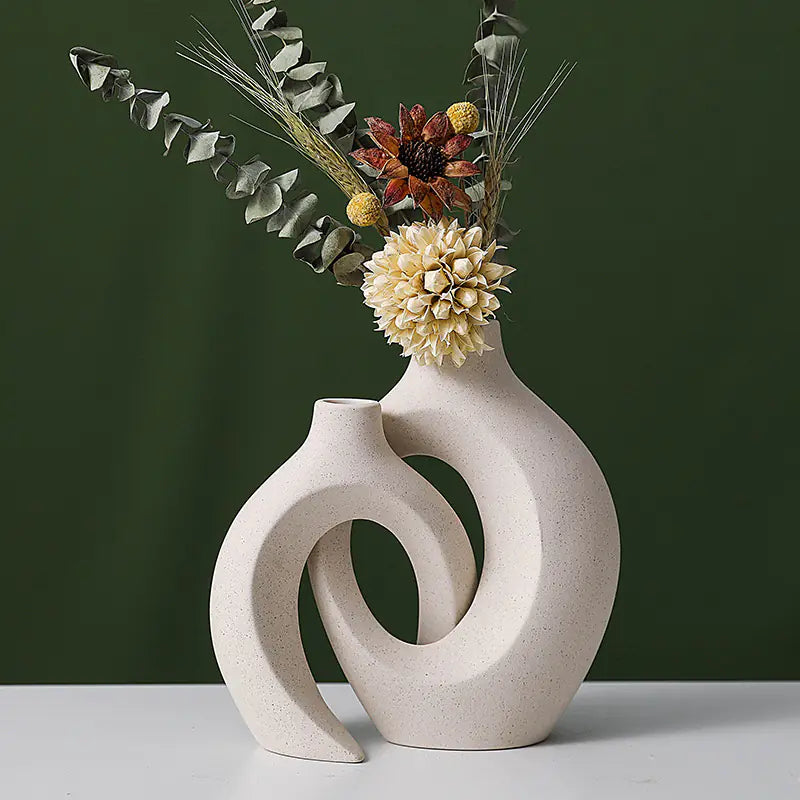 Minimalist Ceramic Vase Set