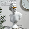 Nordic Luxury Apollo Gold Eye Resin Home Decor Piece