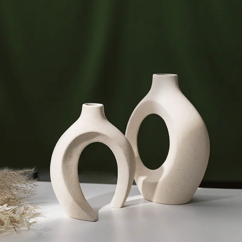 Minimalist Ceramic Vase Set
