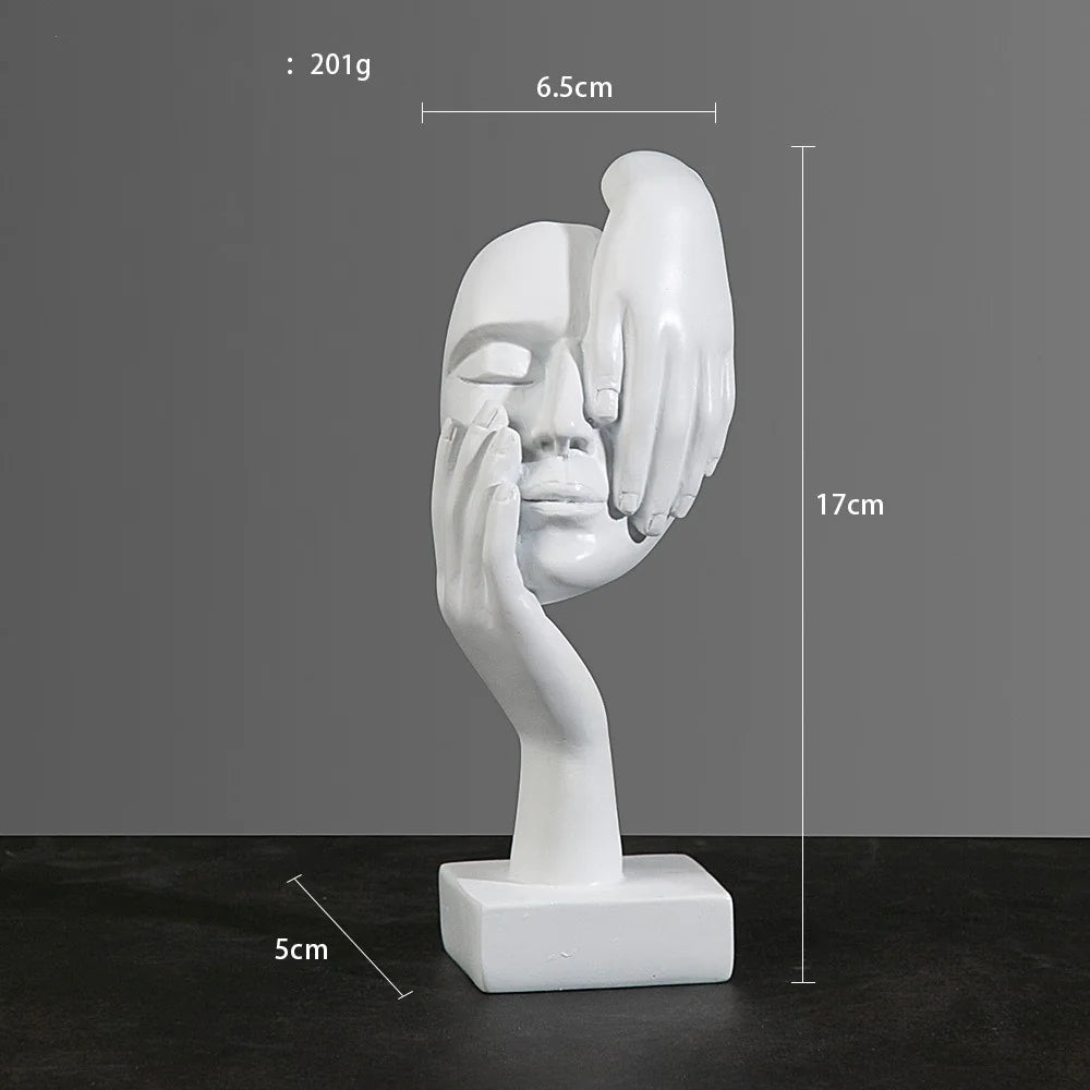 European Abstract Resin Sculpture