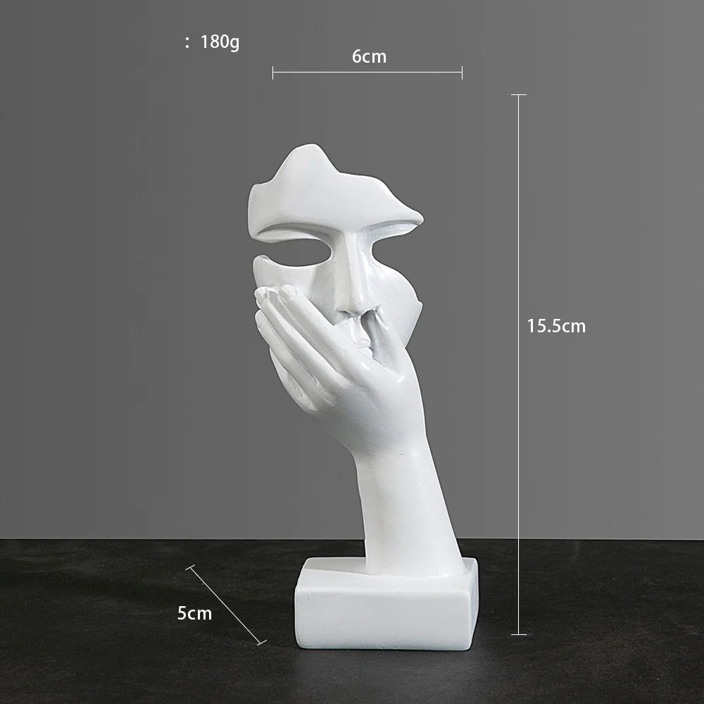 European Abstract Resin Sculpture