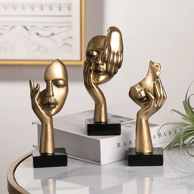 European Abstract Resin Sculpture