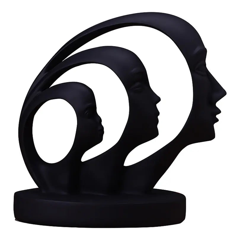 Nordic Modern Minimalist Resin Figurine Home Decor