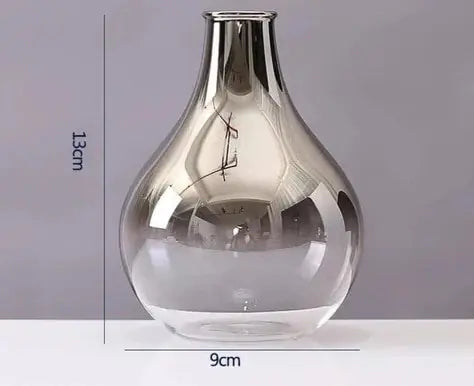 Modern Minimalist Glass Flower Vase for Home Decor