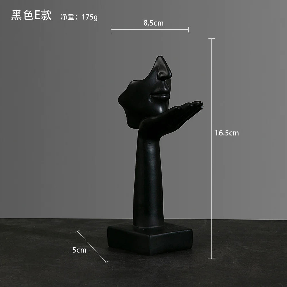 European Abstract Resin Sculpture