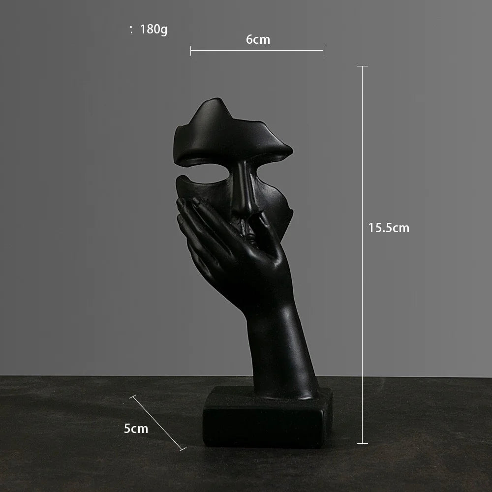 European Abstract Resin Sculpture
