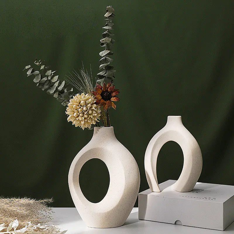 Minimalist Ceramic Vase Set