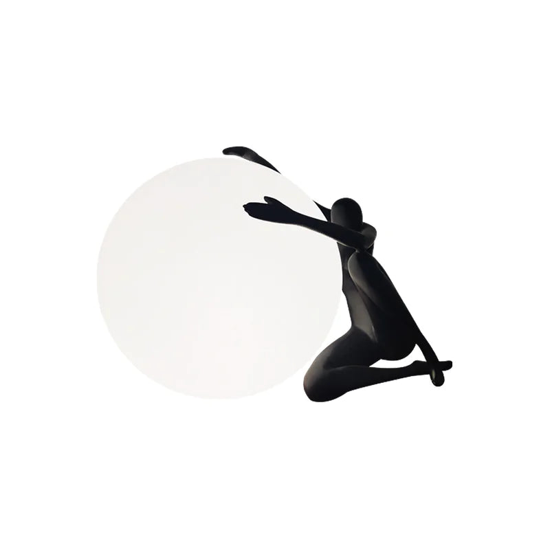 Humanoid LED Moon Lamp