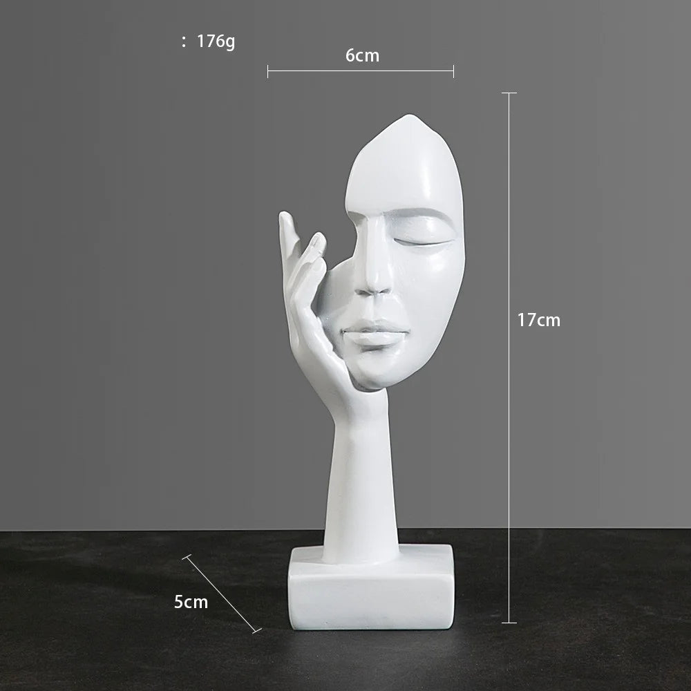European Abstract Resin Sculpture